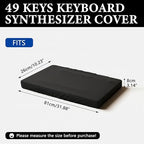 Musiin 49 Key Piano Keyboard Cover Compatible with NI A49,Roland A-500PRO - Image 2