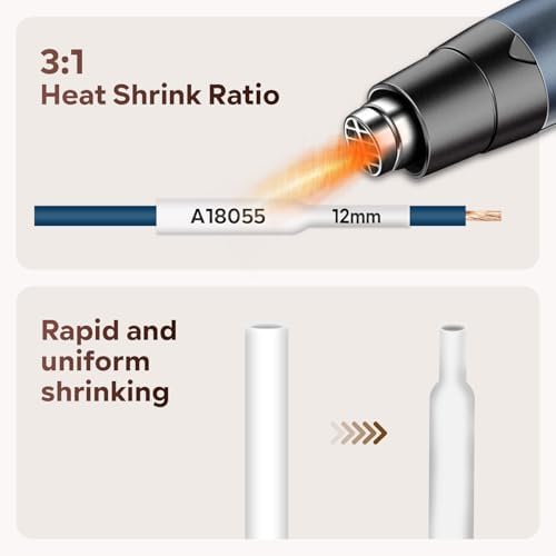 Compatible with DYMO 18055 Heat Shrink Tube Labels - Image 4