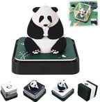 3D Calendar 2027, Desk Time Piece Calendar 2027,Tear-Away 3D Paper Art Notepad w LED Lights,Creative 3D Memo Artsy Pad Calendars, DIY Paper Carving Gift (Panda-A) by Ksgolif