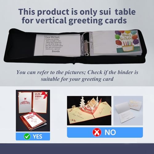 Greeting Card Organizer & Storage,Christmas Card Book,120 Sleeve - Image 5