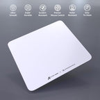 ATTACK SHARK CM05 Glass Gaming Mouse Pad,17.7x15.7 in Large Mouse Mat，Non Slip 9H Hard Mousepads,Nano-Textured Glass Surface with Improved Precision and Speed for FPS Players-Pure White - Image 2