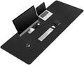 Mydours 67" x 24" Extended PU Leather Gaming Desk Mouse Pad Mat, (Black) by Mydours