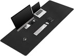 Mydours 67" x 24" Extended PU Leather Gaming Desk Mouse Pad Mat, (Black) by Mydours