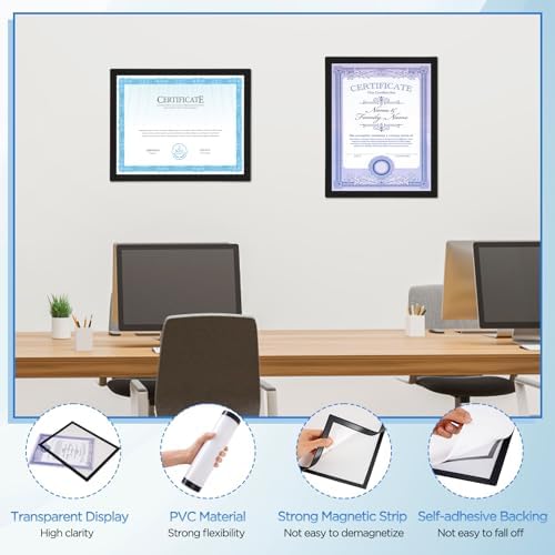 20 Pack Magnetic Sign Holder 8x10 inches with Magnetic Border - Image 5