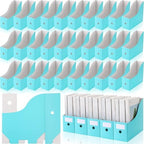 Geyee 50 Pcs Cardboard Magazine Holder Magazine File Holder, Teal by Geyee