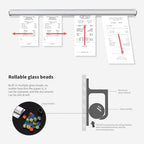 4 Pack 18 Inch Aluminum Ticket Holder for Restaurant, Slide Check Rack for Kitchen Orders, Cafe Bills, and Bar Tabs - Image 4