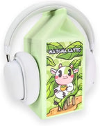 Milk Carton Headphone Stand - Universal Headset Holder - Cute Headphone Stand Hanger - Kawaii Desk Accessories - Pink Gaming Setup - Sturdy Desk Headset Mount (Matcha Latte) by BeamTeam3D
