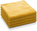 E-Cloth Microfiber Cloth, World's Leading Premium Microfiber Cleaning Cloth, Twice as Durable as Competition, 1 Year Guarantee, Ideal for Kitchen, Countertops, Sinks, and Bathrooms, Orange, 4 Pack by E-Cloth
