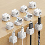 JOYROOM 12 Pack Magnetic Cable Clips, Cord Organizer Adhesive Wire Holder by JOYROOM