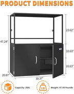 Multiple 3D Printer Stand with Filament Moisture-Proof Storage - Image 2