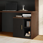 ModernMate Printer Stand with Door, Open Adjustable Shelves - Image 5