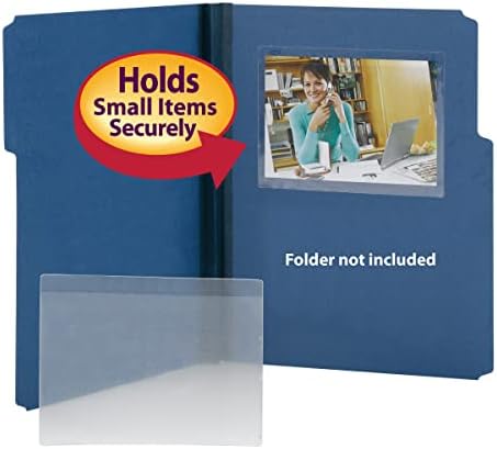 Smead Self-Adhesive Poly Pocket, 6" x 4", Standard Photo Size, Clear, 100 per Box (68164) (Pack of 10) - Image 2