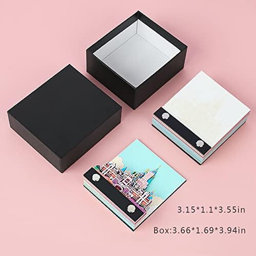 3D Sticky Note Paper Memo Pad,Fairy Tale Castle Notepad 3D Paper Card Craft Character Silhouette Desk Decoration DIY Creative Gift - Image 6