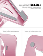 Z-Shaped Laptop Stand for Desk Fits 10"-16" Notebook, Puce Pink - Image 3