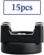 Yookeer 15 Pcs Magnetic Zip Tie Mount Cable Clips Black, 22 mm - Image 5