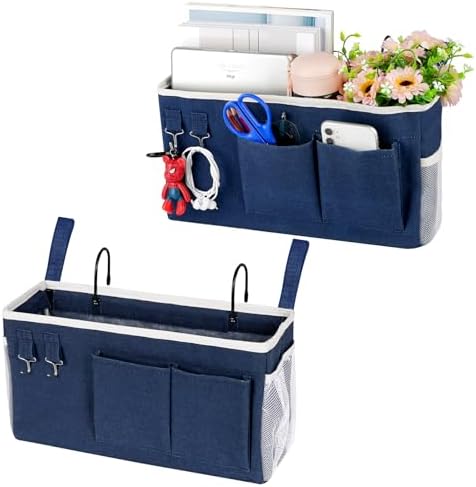 Bedside Caddy Bedside Storage Bag for Headboards/Bunk Bed by Ozzptuu