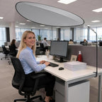 Office Cubicle Leaf Canopy Desk Shade, 52 Inch for Overhead Light Block - Image 6