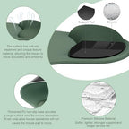 MOSISO Wrist Rest Support for Mouse Pad&Keyboard Set, Midnight Green - Image 2