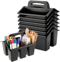 6 Pack Classroom Caddy Organizer with Handle, Table Caddy Classroom by Bafeil