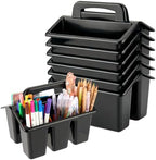 6 Pack Classroom Caddy Organizer with Handle, Table Caddy Classroom by Bafeil