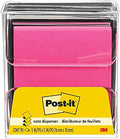 Post-It Pop-up Notes Dispenser, 3x3 in, Black Base Clear Top, Pack Includes a 45-Sheet Pad (WD-330-BK) (Pack of 6) by Post-it%C2%AE