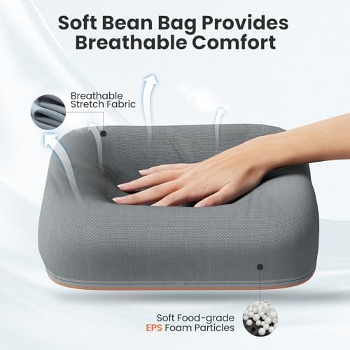 Tounee Book Holder Stand - Ultra Soft Lap Beanbag Pillow for Books, Tablets, iPads & Kindle - Hands-Free Reading & Viewing in Bed/Couch - Reduces Neck Strain - Perfect for Book & E-Readers Lovers - Image 6