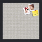 PinPix 14x14 inch Cork Bulletin Board. This Decorative Framed Pin Board Comes with Diamond Pattern in Shades of Grey Design and Satin Black. Ideal for Home, Office Decor or School (PinPix-373) by PinPixBulletinBoards