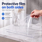 SiliFine 6 Pack Clear Acrylic Book Display Stands, 12 x 8.5 x 5.1 in - Image 4
