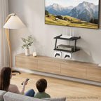 MAHANCRIS Floating TV Shelf, 2 Tier Projector Shelf for DVD Players - Image 6