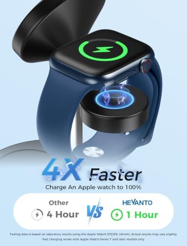 Mag-Safe Charger 3 in 1 Charging Station for iPhone Apple Watch AirPods - Image 3