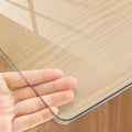 Kasepie Clear Table Protector 42x60 Inch, 2mm Thick PVC Table Cover for Kitchen & Dining Room, Scratch-Resistant Desk Mat, Rectangle Plastic Tabletop Protector by Unknown