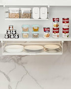 Under Shelf Storage Basket, 2-Pack Under Cabinet Shelf Organizer - Image 6