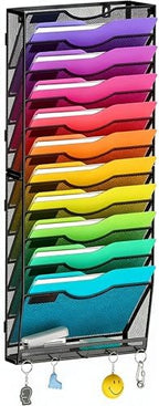Gawerk Hanging Wall File Organizer, 12+1 Tier by Gawerk