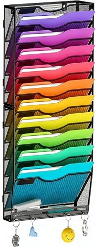 Gawerk Hanging Wall File Organizer, 12+1 Tier by Gawerk