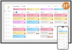 Dragon Touch 21.5 Inch Digital Calendar Wall - 1920 * 1080 FHD Electronic Wall Calendar Family Planner with 32GB Storage and Wall Mount, Touchscreen Smart Desk Calendar - Black by DragonTouch