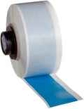 Brady PTL-42-439-BL TLS 2200 and TLS PC Link 1" Width x 50' Height, B-439 Permanent Vinyl, Matte Finish Blue Label by BradyCorp