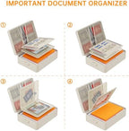 DocSafe 5200°F Fireproof Document Organizer Box with Lock, Beige (Soft) - Image 5