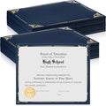 Fainne Certificate Holder Foil Border Bulk 8.5 x 11 Inch,250 Pcs by Fainne