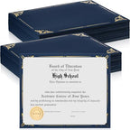 Fainne Certificate Holder Foil Border Bulk 8.5 x 11 Inch,250 Pcs by Fainne