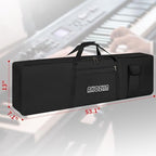 AKOZLIN 88-Key Portable Padded Keyboard Case,54"x6.7"x13" Soft Gig Bag - Image 2