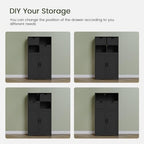Iwell Bathroom Storage Cabinet with 2 Drawers, Small Kitchen Pantry Cabinet - Image 6