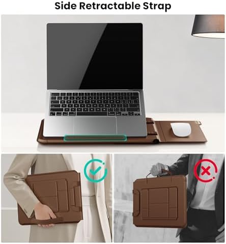 Nillkin 16 inch Laptop Sleeve with Stand (4-in-1), 2 Stand Modes, Mouse Pad - Image 4