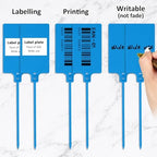 Youyole 200pcs Plastic Seals Shipping Tags Logistics Use Big Sign Tie Large - Image 4