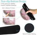 LIMKRIAN Floral Desk Mat Set, Cute Pink Desk Accessories Gifts for Women - Image 6