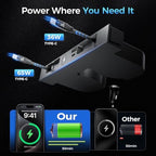 USB Hub for Tesla Model Y Juniper Accessories 2026 & Model 3 Highland 2025 Accessories, Hidden Console Phone Charger Hub Compatible with Apple Watch, Center Interior (2-Type C+Watch Charging) - Image 4