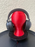 Artistic Crânio Stand for Headphones and Video Game Controllers - Gaming Station Organizer and Display - Red - Image 3