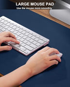 Desk mat Large, Leather Desk Pad Protector,Office Desk Mat,Mouse Pad, Non-Slip Desk Blotter, Laptop Desk Pad, Waterproof Desk Writing Pad for Office&Home (Midnight Blue, 48" x 24") - Image 3