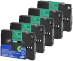 Compatible for Brother TZE-231 12mm Label Tape 5-Pack(Black on Green-5PK,9mm) by Unknown