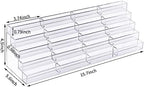 20 Slots Acrylic Business Card Holder for Desk Multi Business Card Stand - Image 2