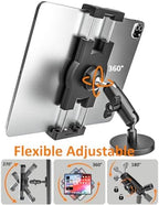 Magnetic Tablet Holder Fridge [Powerful Magnet & Flexible & Durable] Gym White Board Metal Rack iPad Mount with Magnet Base for 4-13" Tablet & Phones, iPad Pro/Air/Mini, GalaxyTab, iPhone - Image 4